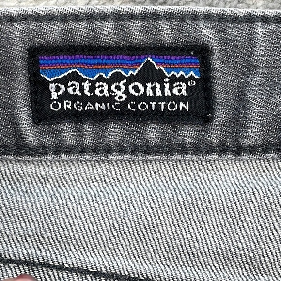 Patagonia Jeans Organic Cotton Gray Tapered Straight Button Fly Mens Sz 32 - Picture 10 of 12